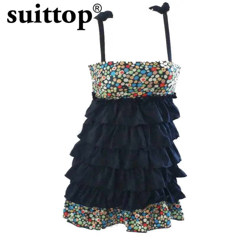 suittop Swimwear Women 2017 Summer New Sexy Bathing Suit Conservative Swimsuit Ruffle Swimming For Flat bottom pants | Спорт и