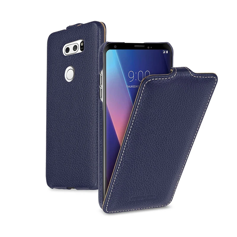 Деловой чехол из натуральной кожи s для LG V30 с откидной крышкой G6 G5 телефона