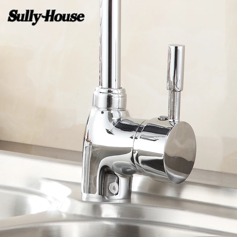 Высококачественный латунный Смеситель для кухонной раковины Sully House смесители с