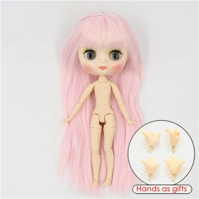 Фабрика blyth middie кукла 1/8 bjd 20 см блестящее лицо шарнирное тело милая игрушка подарок для девочки - Цвет: shiny face