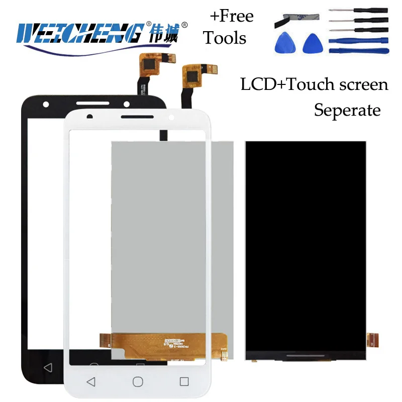 

ЖК-дисплей 5,0 ''для Alcatel One Touch U5 Sensor Touch 5044 5044D 5044I 5044T 5044Y OT5044, сенсорный экран с цифровым преобразователем