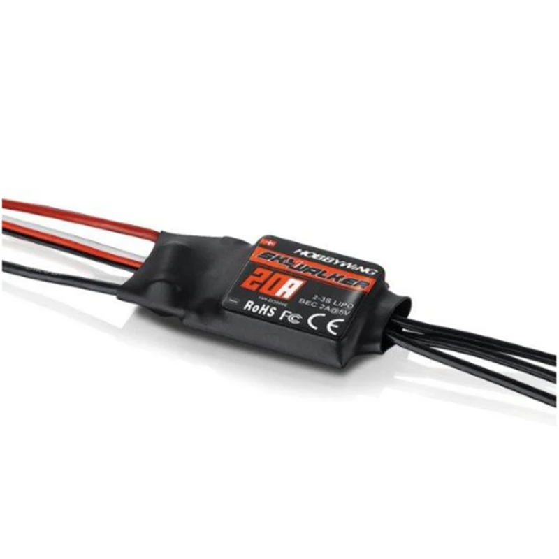 Hobbywing Skywalker 20A Бесщеточный Регулятор скорости ESC W/ UBEC для радиоуправляемого