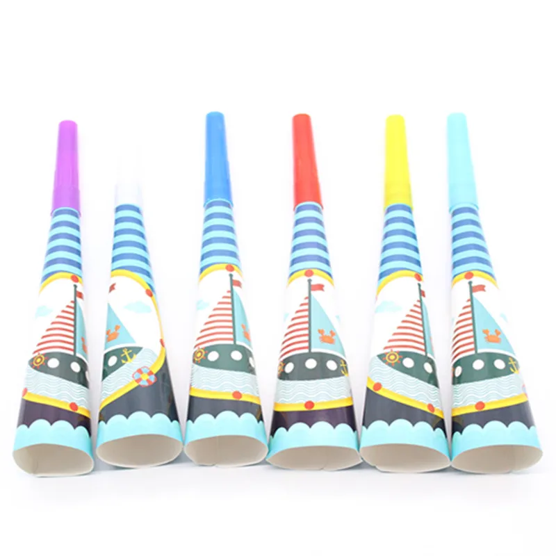 6pcs 16 шт./компл. из парусная лодка тема одноразовая посуда маска для глаз для выдувания вечерние на день Рождения овсянка чашки скатерть Вилка Нож - Цвет: 6pcs