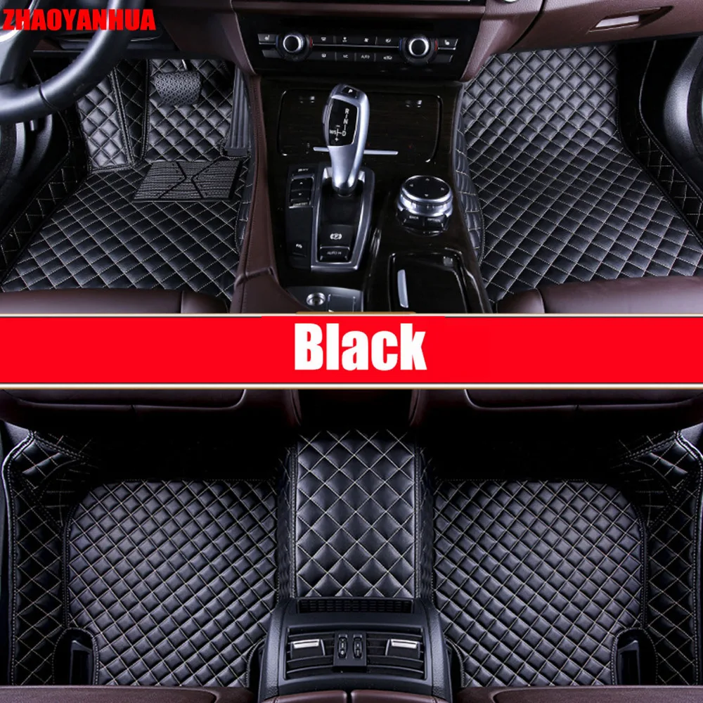 

ZHAOYANHUA Car floor mats for BMW 3/4/5/6/7 Series GT M3 X1 X3 X4 X5 X6 6D car-styling all weather carpet floor liner