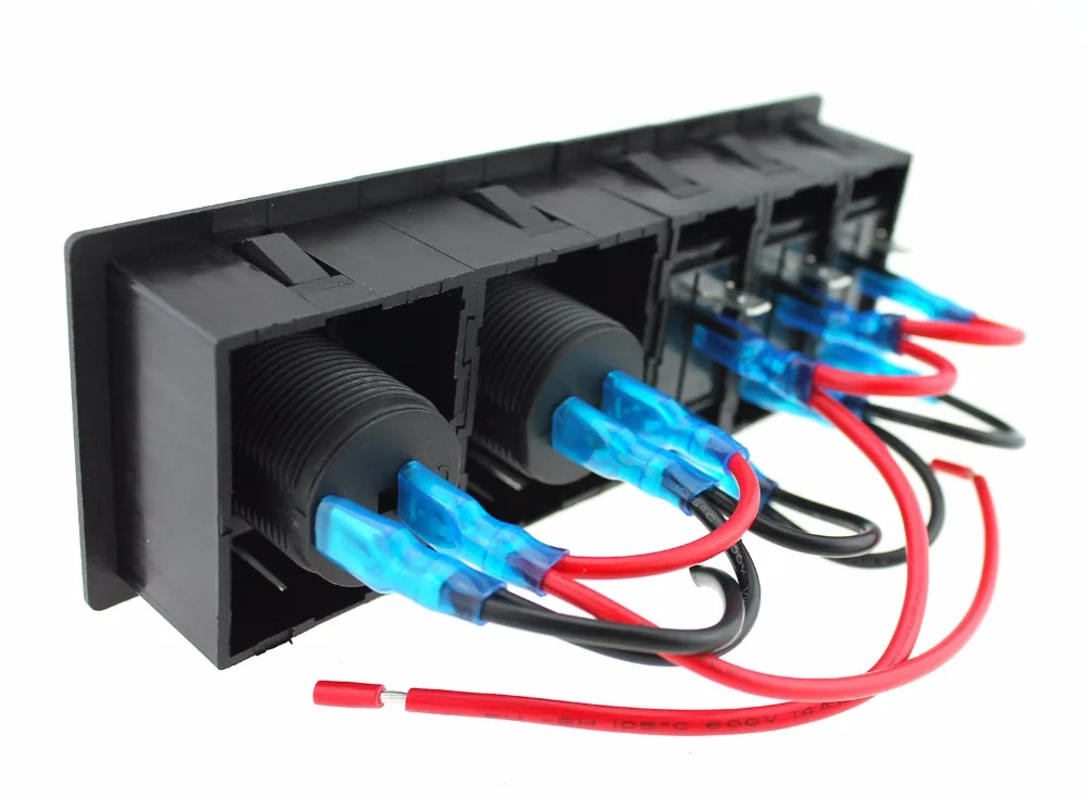 Цифровая светодиодная розетка с двумя USB-портами 3 1 А 12 В/24 В постоянного тока |