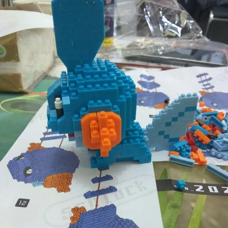 SC Pocket Monster Butterfree sudowooodo Froakie Growlithe Raichu Mudkip животное DIY мини-строительство алмаз маленькие блоки кирпичная игрушка