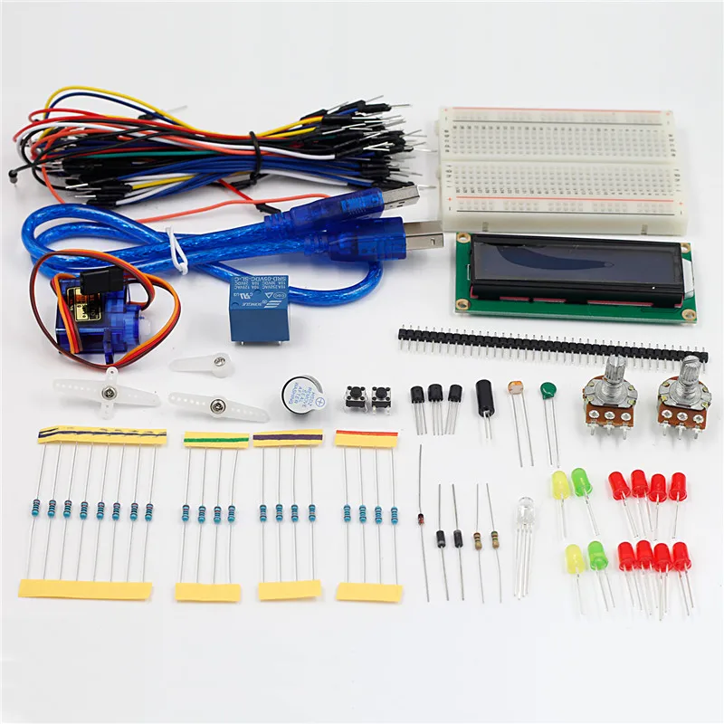 SunFounder 12 проектов Набор для начинающих чтобы узнать Arduino LCD 1602 стартовый набор V2.0 с