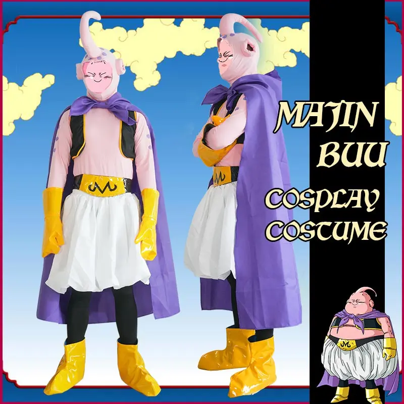 Молочный путь аниме Dragon Ball Косплей Костюм Majin Buu Boo для Хэллоуина Карнавал