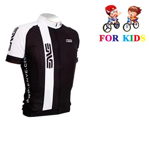 Short sleeve 2 Новинка, детская дышащая одежда для велоспорта, Детский комплект из майки и шортов для велоспорта, Ropa Ciclismo, для мальчиков, mtb, рубашки, костюм черного цвета - Цвет: Short sleeve 2