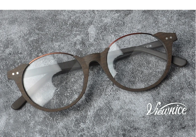 Модные новые очки Armazones Opticos Mujer оправа GoggleMen женские ретро очки деревянная оправа фирменный дизайн полуметаллический обёрточная бумага