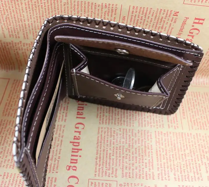 Модные мужские бумажники держатель для карт и сменный карман монет дизайнерский