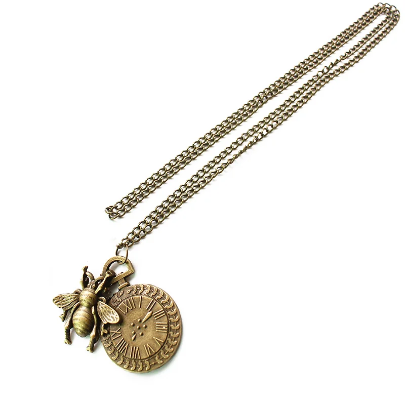ISINYEE модное маленькое колье с медовой Пчелой длинная цепочка насекомое панк