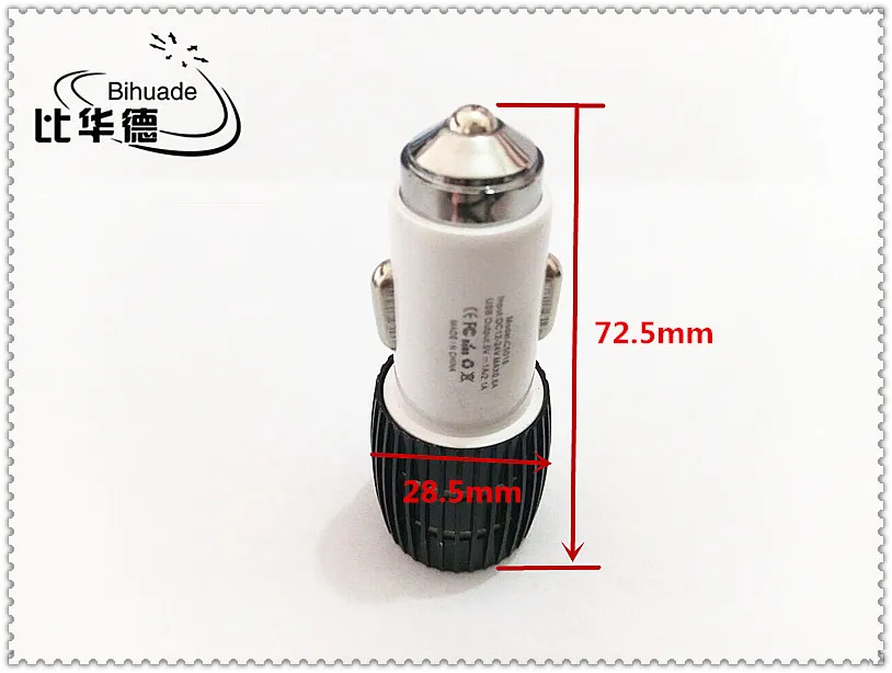 Новое поступление автомобильное зарядное устройство BIHUADE с 2 портами USB для s4 5 6