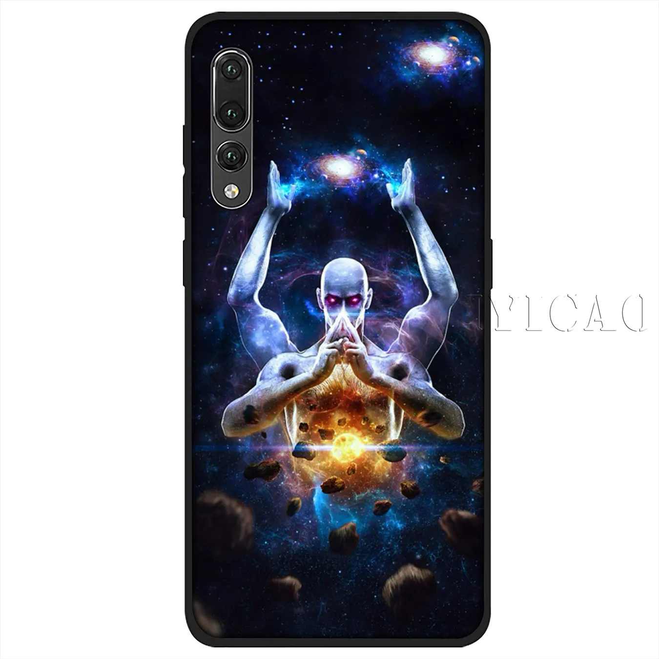IYICAO Chakra Yoga Fashion Print Soft Silicone Case for Huawei P30 P20 Pro P10 P9 P8 Lite Mini 2017 2016 P smart Z 2019 Cover |