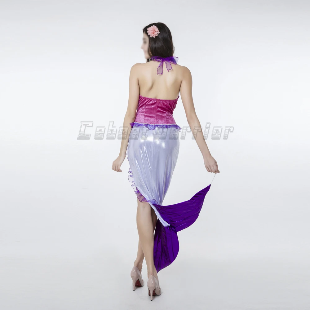 Платье принцессы Ариэль с русалочкой на Хэллоуин для девочек платье русалки в