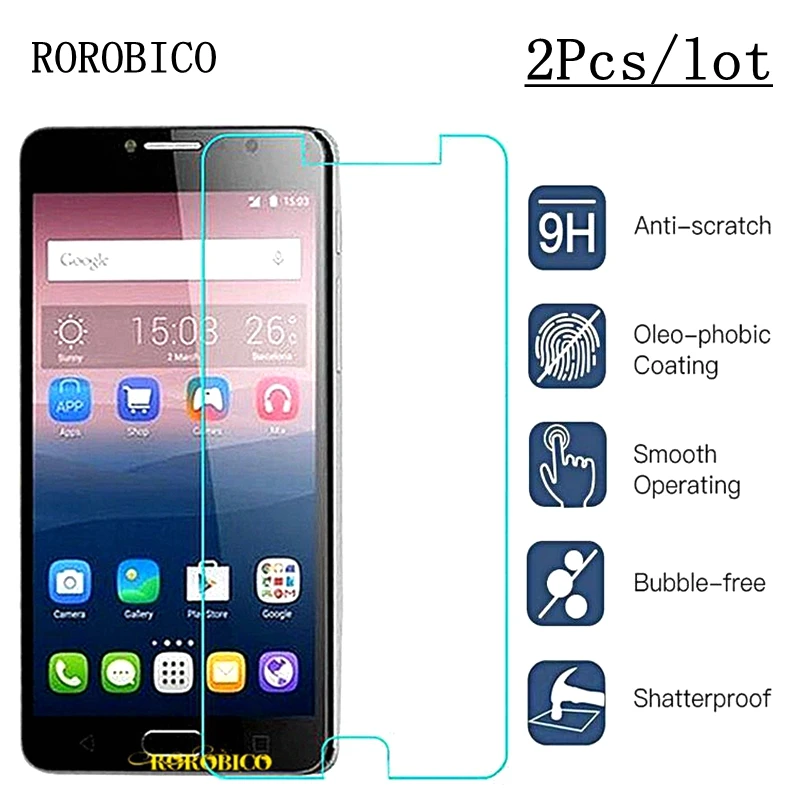 ROROBICO 2 шт./лот закаленное стекло для Alcatel One Touch Pop 4S 5095B 5095I 5095K 5095Y Защитная пленка