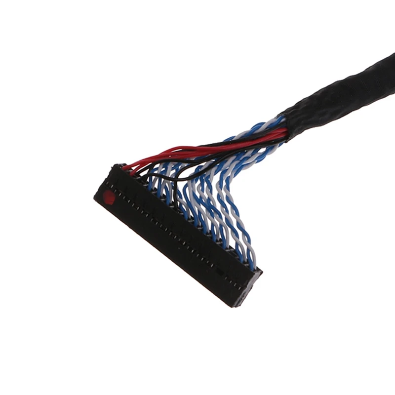 8-битный LVDS кабель FIX-30 Pin 2ch для 17-26 дюймов LCD/LED панель контроллера 25 см |