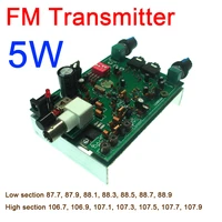 dykb bh1417f 5w phase locked loop fm stereo transmitter board fm transmitter board dc 12v f audio signal microphone signal