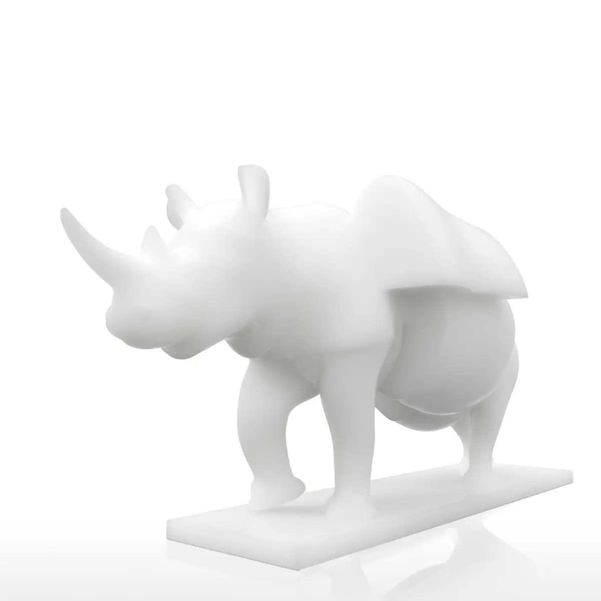 3D Печатный носорог с выдвижными ящиками для домашнего офиса Декор