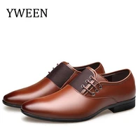 yween new arrive dress shoes men size 38 47 classic point toe oxfords man business party shoes