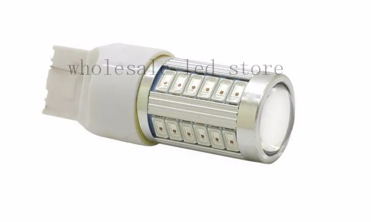 10 шт. T20 7443 7440 W21W WY21W 33 smd 5630 5730 светодиодный Cr ee объектив Автомобильный резервный