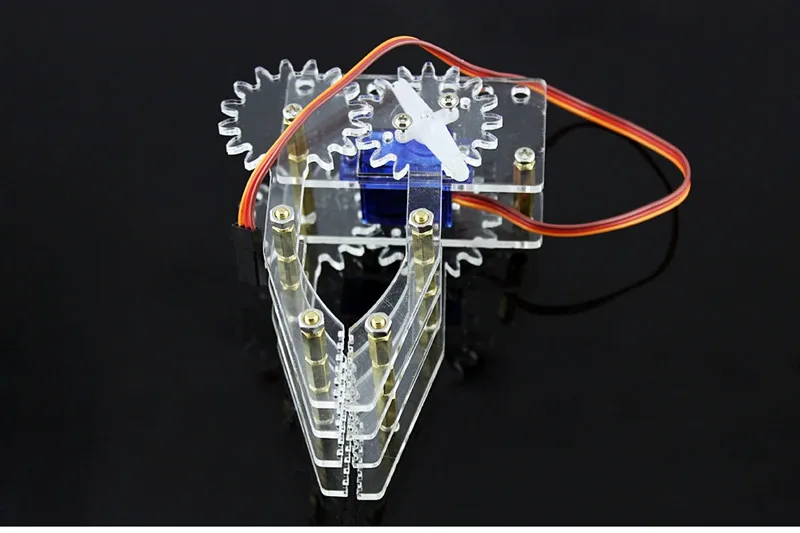 Robot Arm Clamp Claw 4 DOF Acrylic для Arduino 3D вращающаяся машина автомобиля ручной DIY Набор