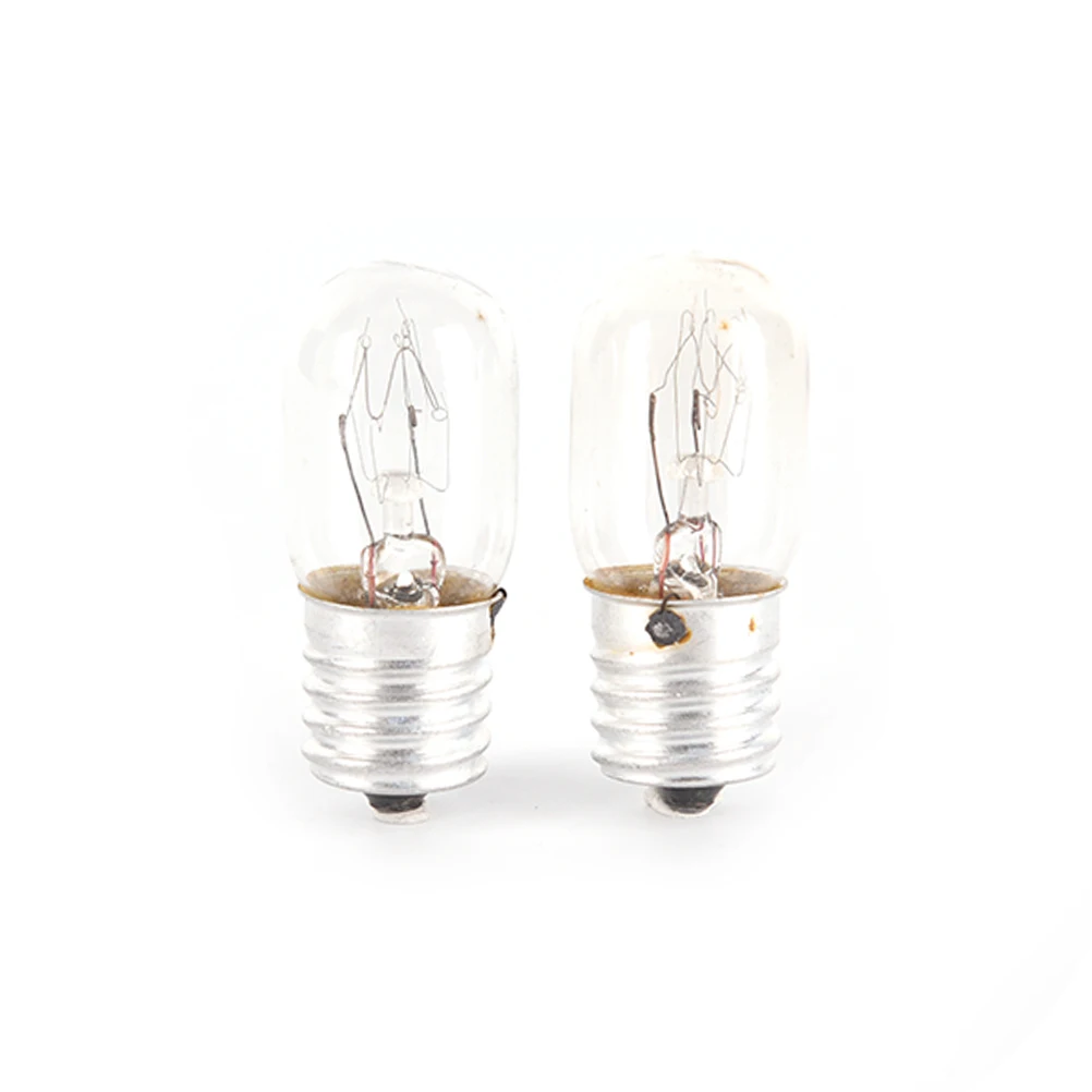 

High Bright E17 15W Pure Warm White 220V For Sewing Machine Refrigerator Screw Base SMD LED Glass Shade Light Lamp Bulb