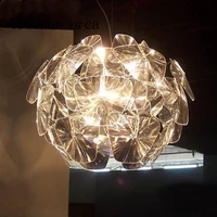 nordic modern minimalist acrylic chandelier creative art personality ice lamp living room bedroom study room dining room lamp