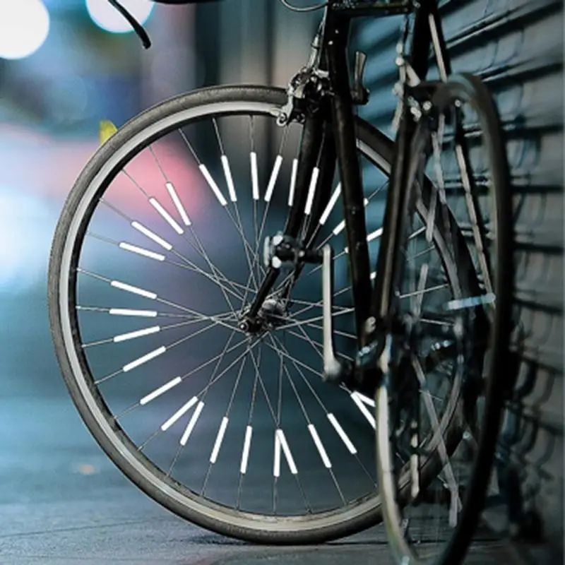 Велосипедная Ночная наклейка колес Светоотражающая s для горного велосипеда