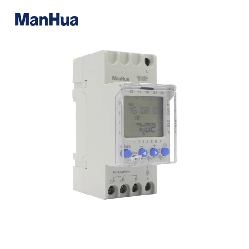 Таймер ManHua MT810 240 В 50/60 Гц программирующее устройство переключения с