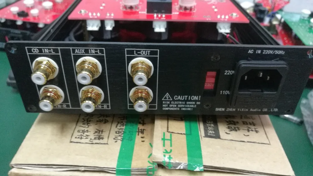 Готовый 12AX7+ 12AU7+ 6Z4 ламповый предусилитель HiFi вакуумный ламповый предусилитель