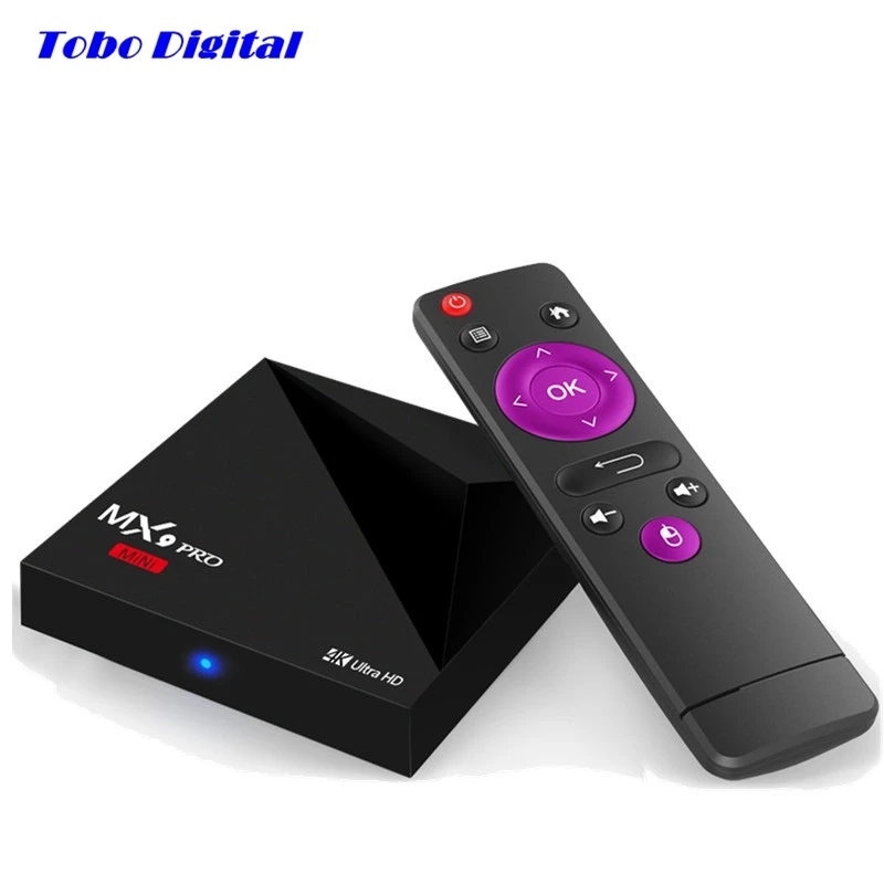 MX9 Pro мини android 7.1 TV Box RK3328 Quad Core 4 К VP9 H.265 HDR10 USB3.0 1 г/8 г Mini PC Dlna Wi-Fi LAN HD медиаплеер ЕС Plug |