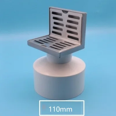 Drain 110mm Tube 304, нержавеющая сталь, тот же слой, боковой ряд, трап, настенный ряд, балкон, стена, угол, л, водосток, трап - Цвет: Drain 110mm Tube