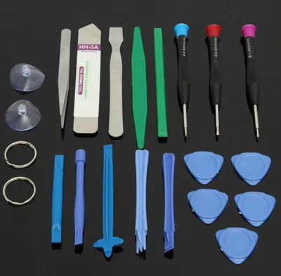 20 in 1 Mobile Phone Repair Tools Kit Spudger Pry Screen Opening Tool Screwdriver Tweezers Set for iPad iPhone 4 4s 5 5s 6 Plus | Дом и сад