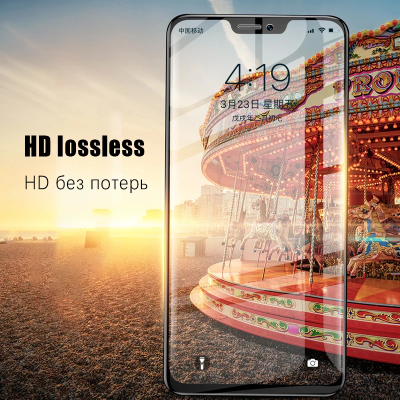 11D закругленные края полное покрытие защитное стекло на iPhone X Xs Max закаленное для XR