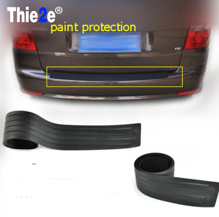 Автомобильный резиновый Задний защитный бампер протектор Накладка для