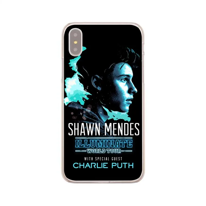 Laumans Шон Мендес Magcon жесткий прозрачный чехол для iPhone 8 плюс 7 6 6s Plus X/10 5 5S SE 5C 4