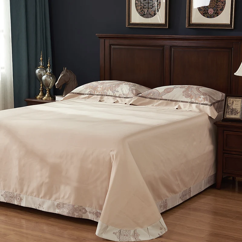 Роскошный высококачественный 800 TC окрашенный жаккард 4 набор постельных