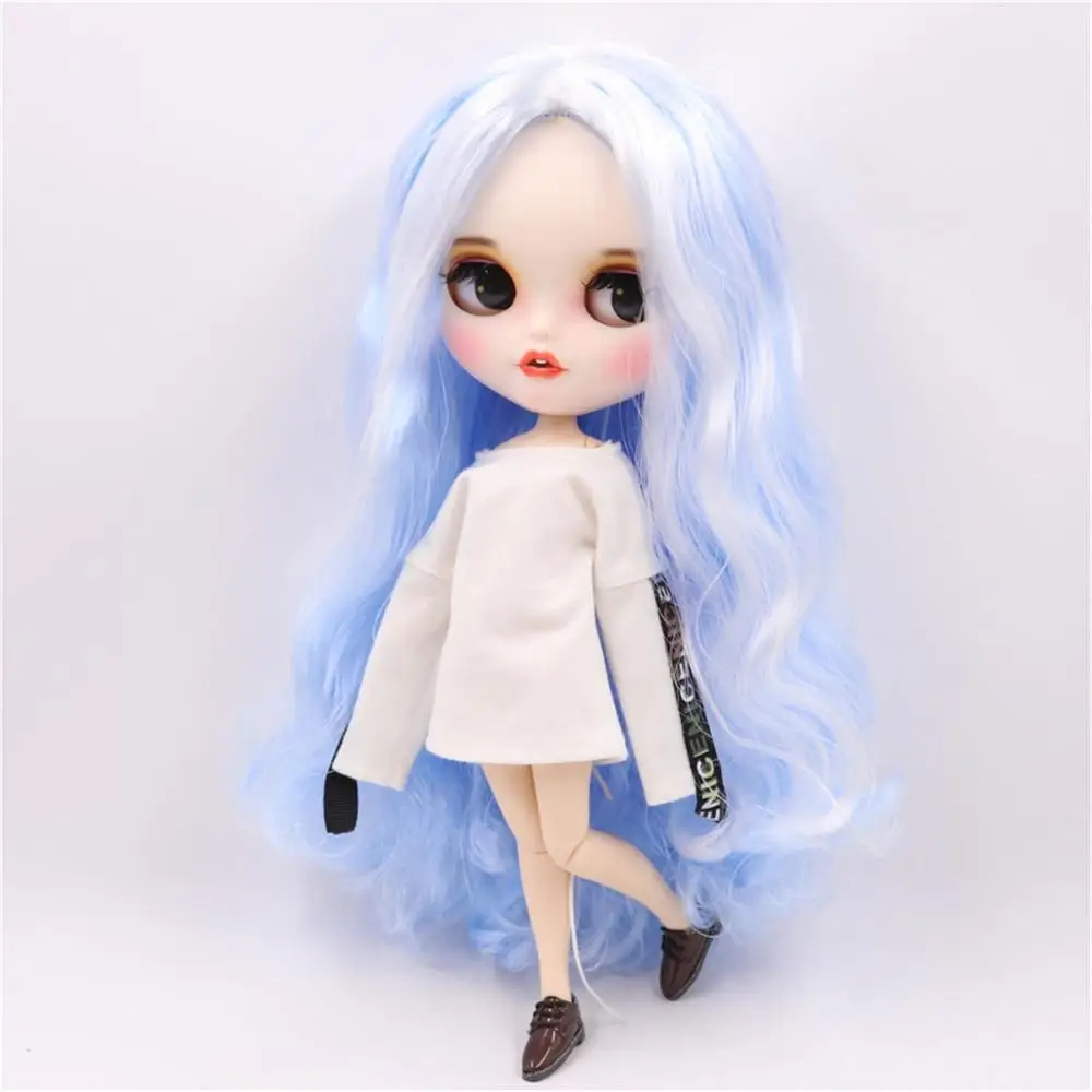 Кукла ICY DBS blyth индивидуальная кукла для лица белая кожа совместное тело матовое