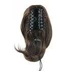 Soowee 4 цвета синтетические волосы коготь хвост короткие шиньоны, прикрепляющиеся к волосам аксессуары расширение маленький конский хвостик Головные уборы