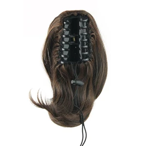 Soowee 4 цвета синтетические волосы коготь хвост короткие шиньоны, прикрепляющиеся к волосам аксессуары расширение маленький конский хвостик Головные уборы