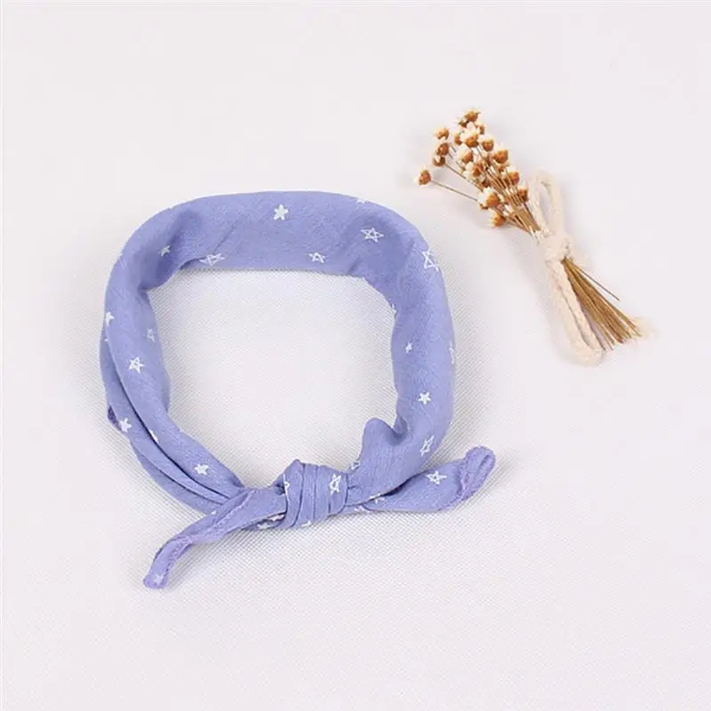 Dot Style Pet Bandanas Cotton Washable Dog Bandanas Scarf Bowties Collar Pet Square Bib For Puppies Kitten