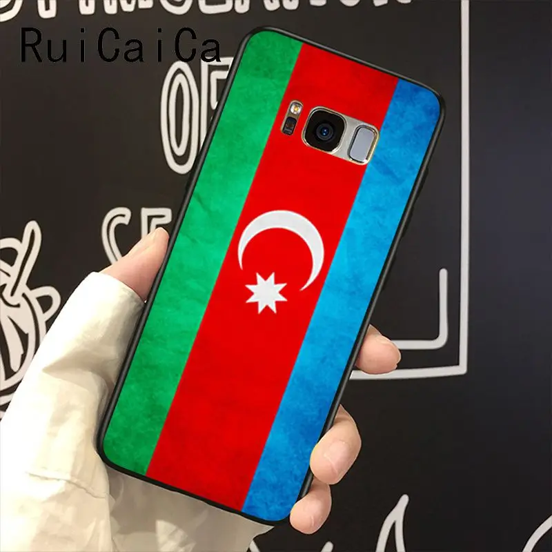 RuiCaiCa azerbaian buta flag черный ТПУ Мягкий силиконовый чехол для телефона Samsung Galaxy S8 S7 edge S6