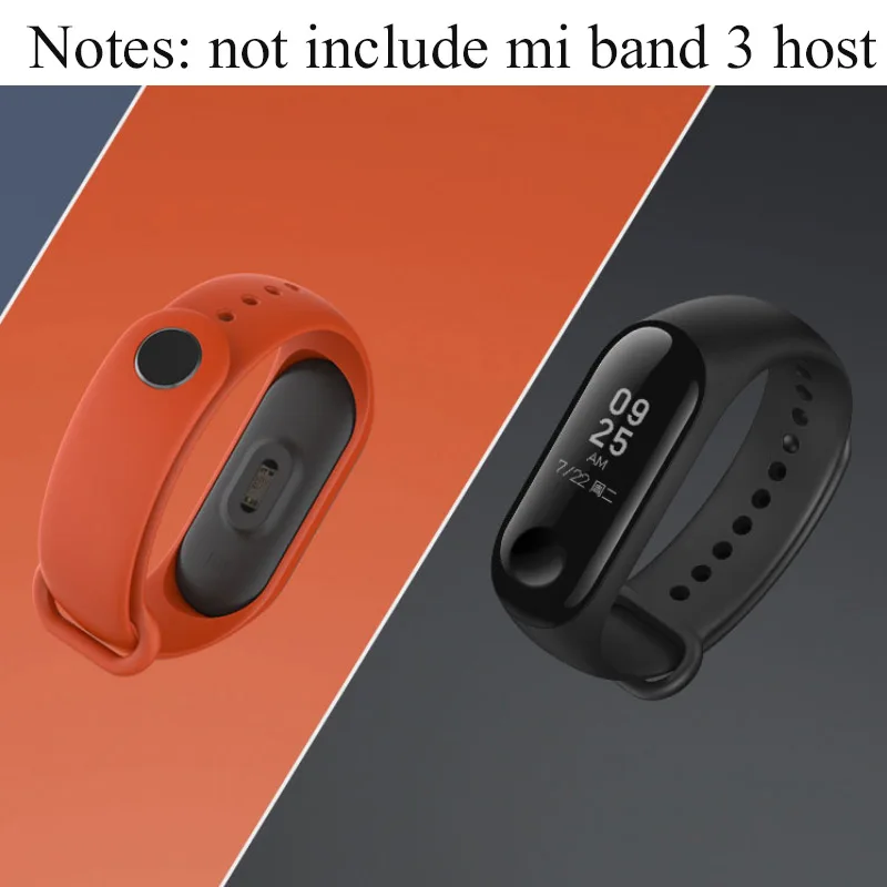 Оригинальный Xiaomi Mi Band 3 ремешок на запястье силиконовый цветной браслет для
