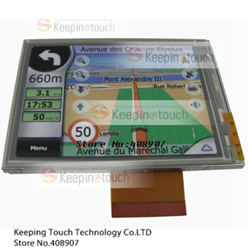 Для нового Mio Moov P350 C510 C710 P550 A201 ZQLS160 tx09d83vm3ceac REV A B C D ЖК-экран с сенсорным цифровым