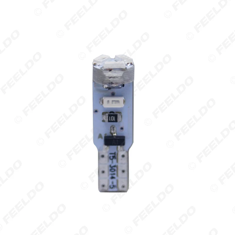 5 шт. автомобильный T5 5led 3014 5SMD Авто клиновидная Лампа Предупреждение Canbus без
