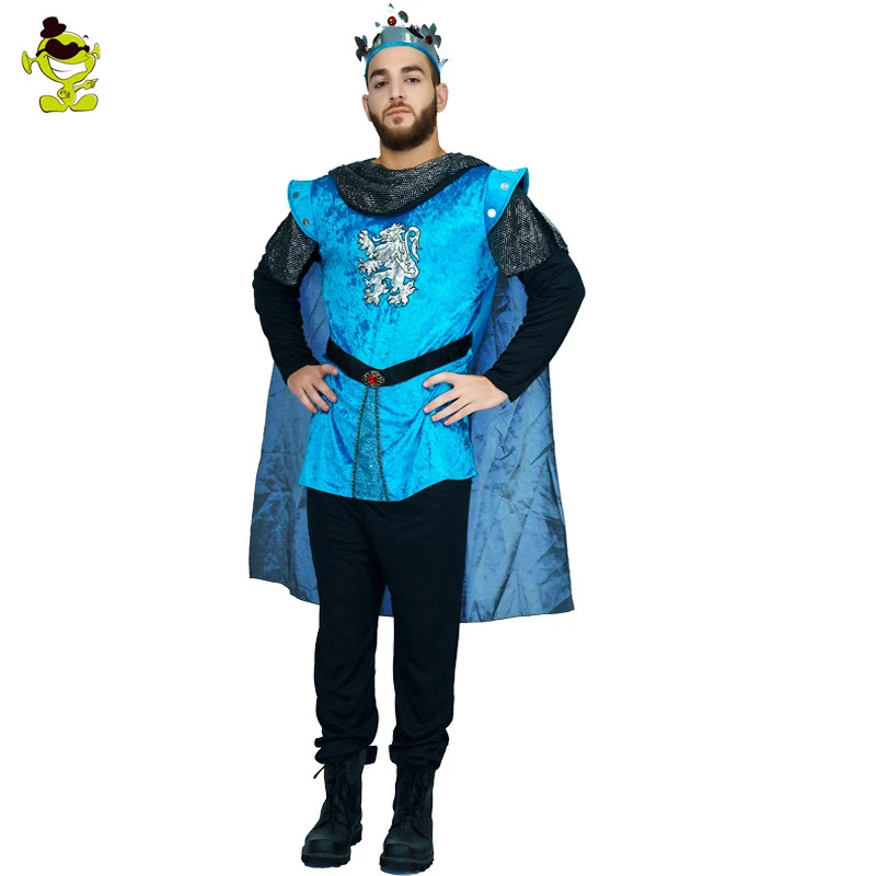 Костюм Королевский средневековый мужской для косплея Пурим нарядный костюм