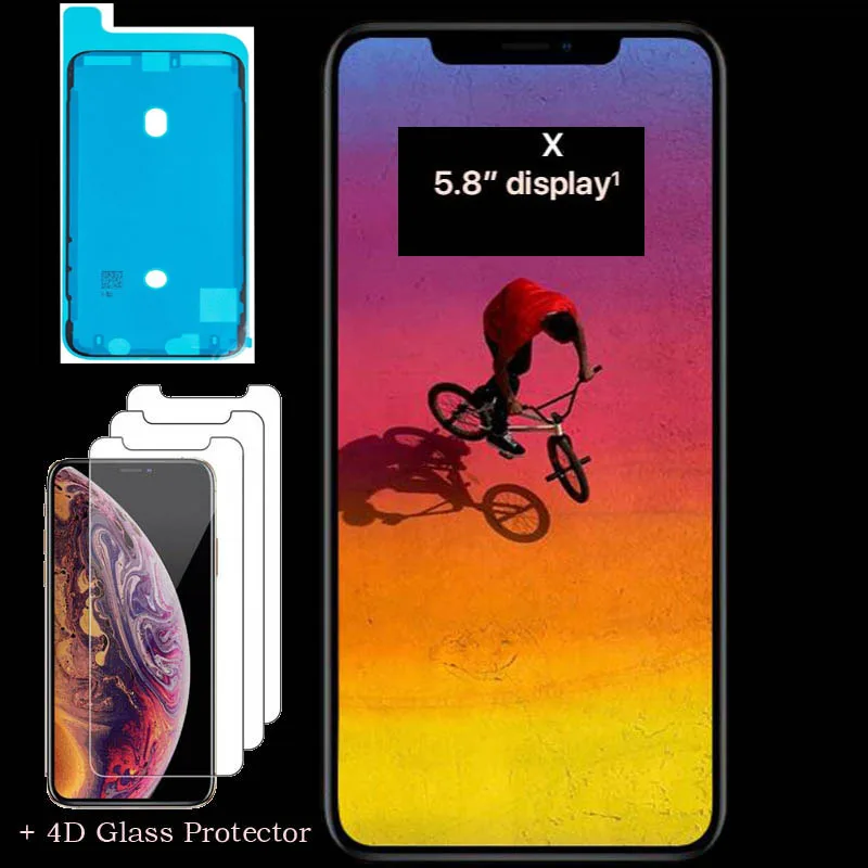 Новый OEM 100% тест ЖК-Замена для iPhone X XS MAX XR ЖК-дисплей Замена с сенсорный дисплей