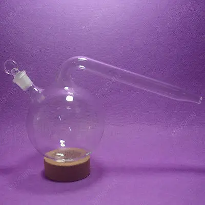 Реторт 1000 мл стеклянная колба лабораторная посуда колбы Пастера|glass flask|laboratory