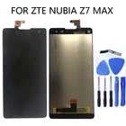 ЖК-дисплей для ZTE Nubia Z7 Max NX505J, детали для замены для Nubia Z7 Max, комплект для ремонта телефона, экран
